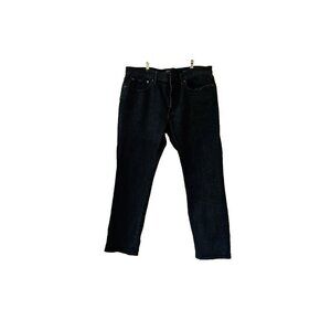 J. Crew Flex Mens W36 L30 Straight Leg Jeans Casual Dark Navy Office Cottagecore